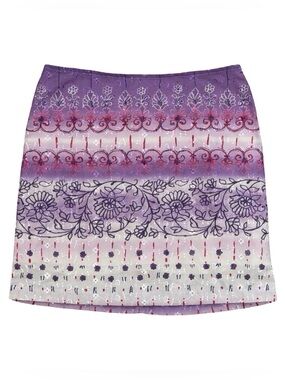 Y2K Exact Change Floral Mini Skirt